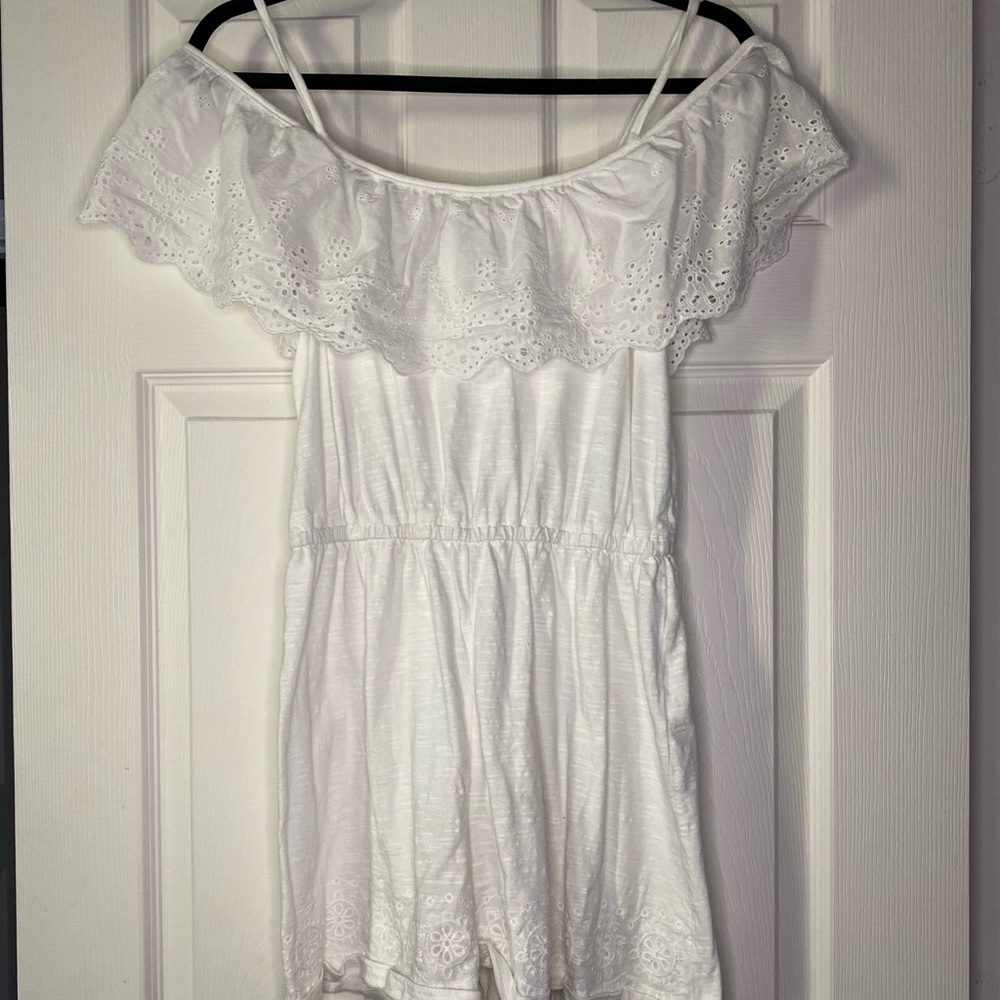 TOPSHOP off the shoulder romper